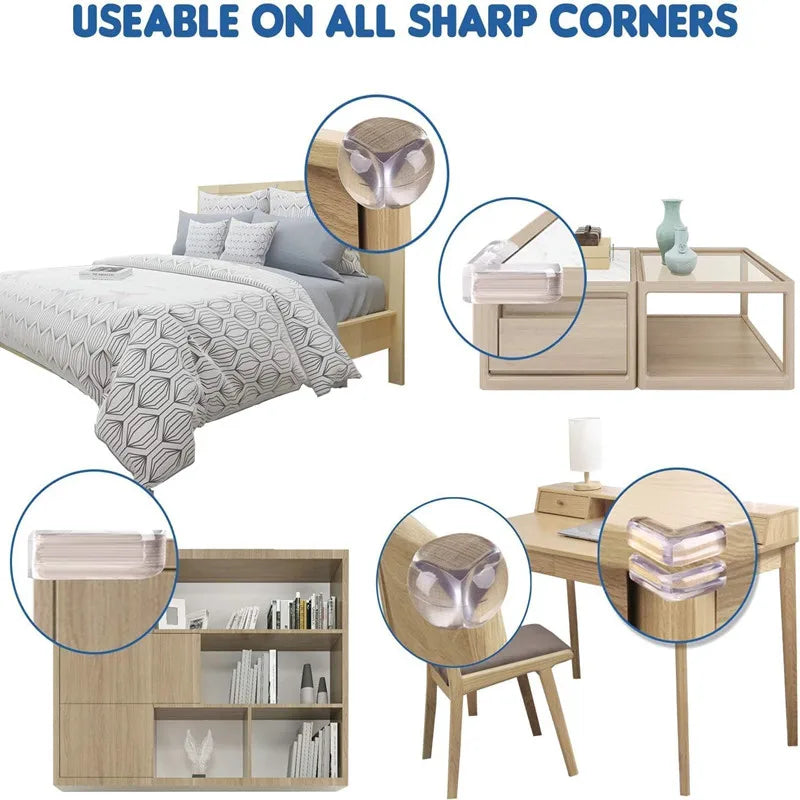 Table Corner Protectors for Baby Furniture Corner Guards Clear Children Anti Collision Edge Guards Baby Safety Table Edge Covers