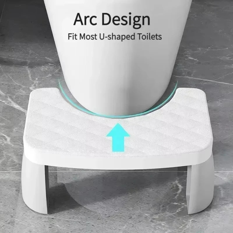 Adult Plastic Anti-slip Toilet Stool, Office Footrest, Elderly, Children, and Pregnant Women in The Bathroom Squat Toilet Stool