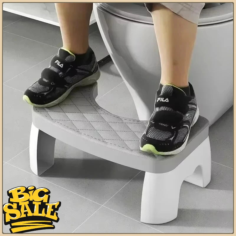 Adult Plastic Anti-slip Toilet Stool, Office Footrest, Elderly, Children, and Pregnant Women in The Bathroom Squat Toilet Stool