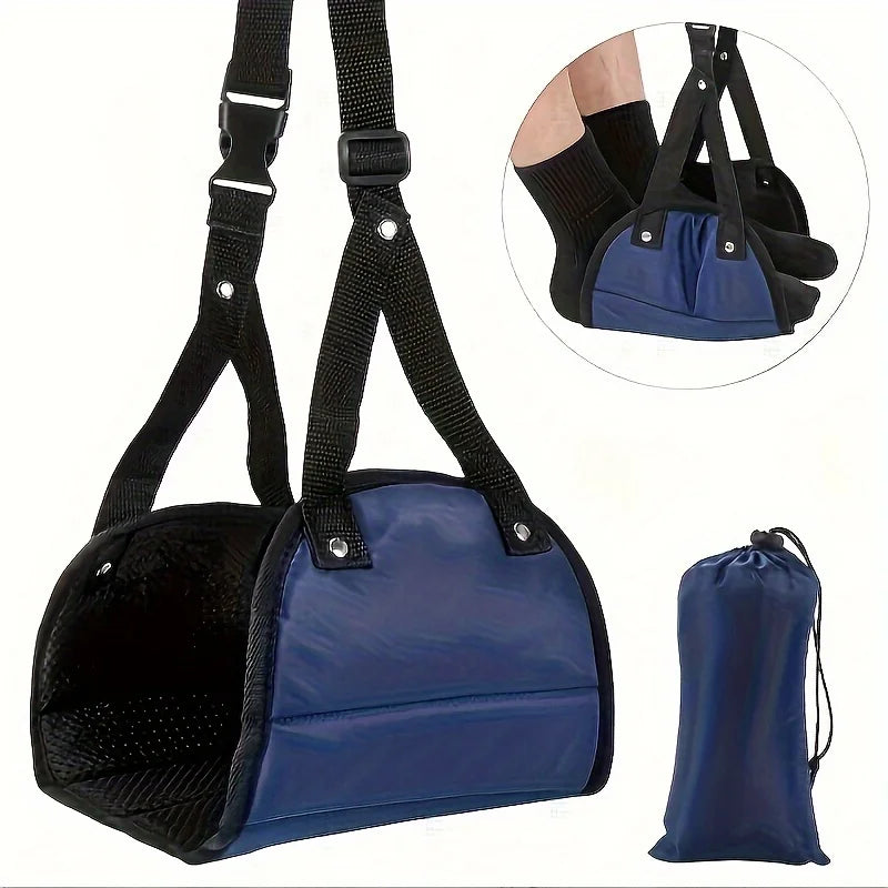 Seyahat İçin Ayarlanabilir Ayak Hamakları – Araç, Uçak ve Ofis Kullanımına Uygun, Asılabilir Basit Bacak Destekli Ayak Dinlendirme Pedi