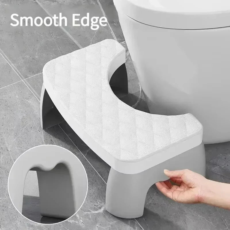 Adult Plastic Anti-slip Toilet Stool, Office Footrest, Elderly, Children, and Pregnant Women in The Bathroom Squat Toilet Stool