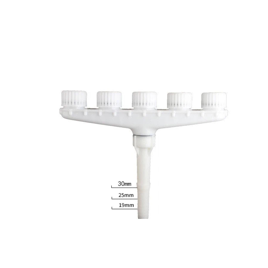 Çok Başlıklı Su Püskürtücü Sprinkler – Gözenekli Püskürtme Başlıkları, Dış Mekan Çim, Bahçe, Bitki, Sebze ve Çiçek Sulama için