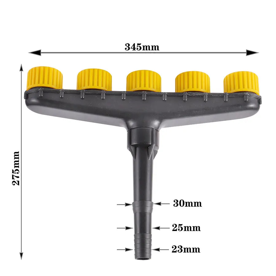 Çok Başlıklı Su Püskürtücü Sprinkler – Gözenekli Püskürtme Başlıkları, Dış Mekan Çim, Bahçe, Bitki, Sebze ve Çiçek Sulama için