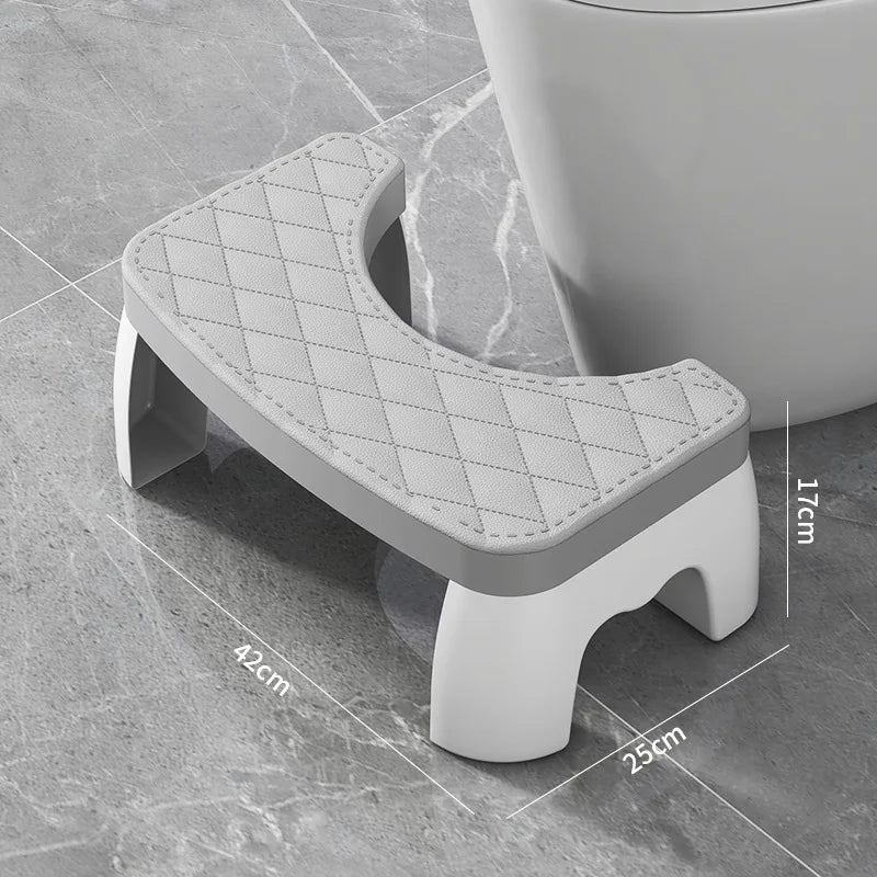 Adult Plastic Anti-slip Toilet Stool, Office Footrest, Elderly, Children, and Pregnant Women in The Bathroom Squat Toilet Stool