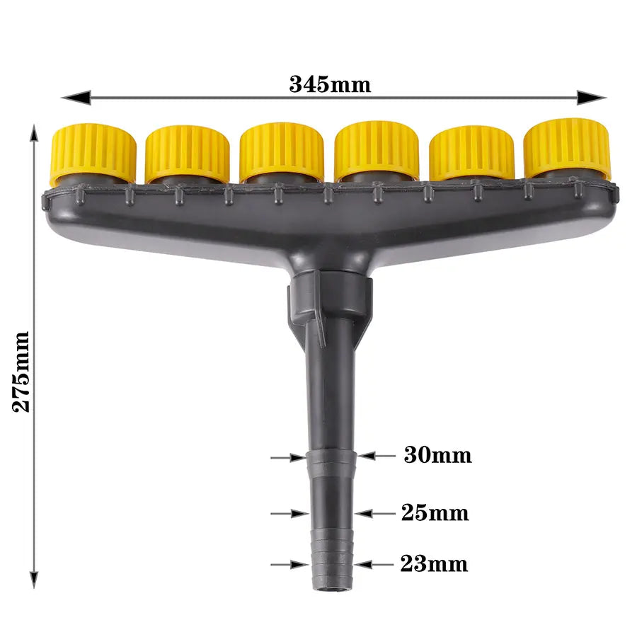 Çok Başlıklı Su Püskürtücü Sprinkler – Gözenekli Püskürtme Başlıkları, Dış Mekan Çim, Bahçe, Bitki, Sebze ve Çiçek Sulama için