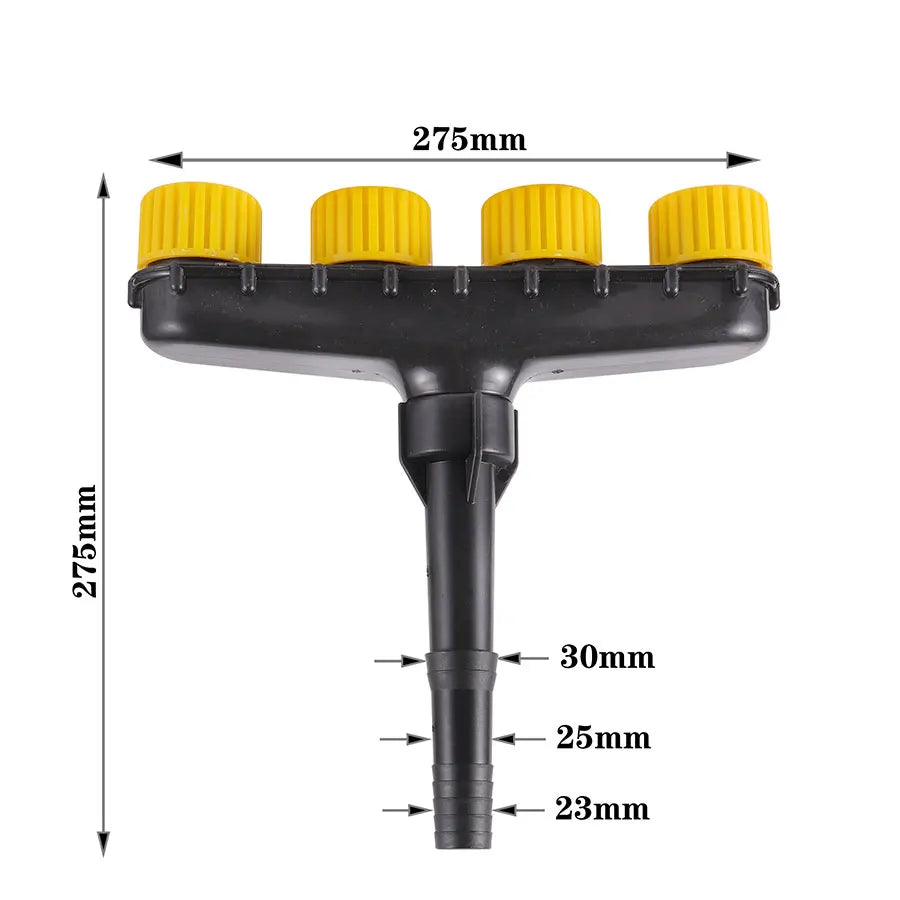 Çok Başlıklı Su Püskürtücü Sprinkler – Gözenekli Püskürtme Başlıkları, Dış Mekan Çim, Bahçe, Bitki, Sebze ve Çiçek Sulama için